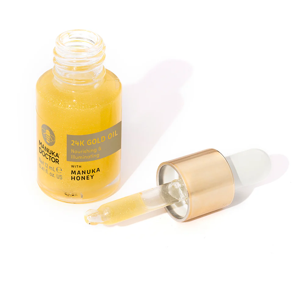 24K Gold Gesichtsöl mit Manuka-Öl - Image 3